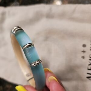 Alexis Bittar Blue and Silver Women's Bracelet